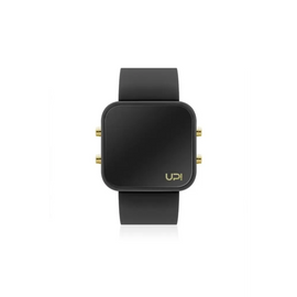 Upwatch Led Gold Black And Black Strap Unisex Kol Saati - SAAT